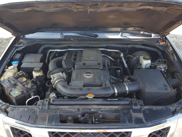 1N6AD0FV8AC432246 - 2010 NISSAN FRONTIER C BLACK photo 7