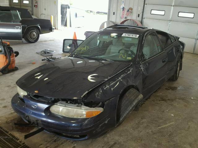 1G3NL52EX1C123680 - 2001 OLDSMOBILE ALERO GL BLUE photo 10