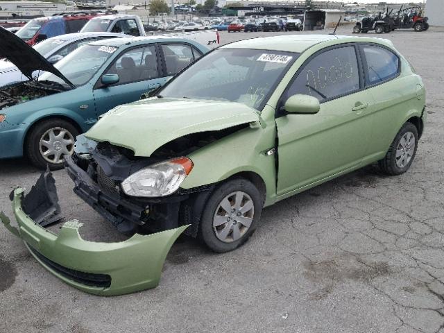 KMHCM3AC1AU169199 - 2010 HYUNDAI ACCENT BLU GREEN photo 2