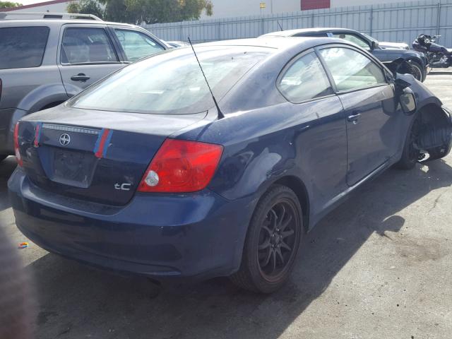 JTKDE167270199391 - 2007 TOYOTA SCION TC 蓝色 照片 4