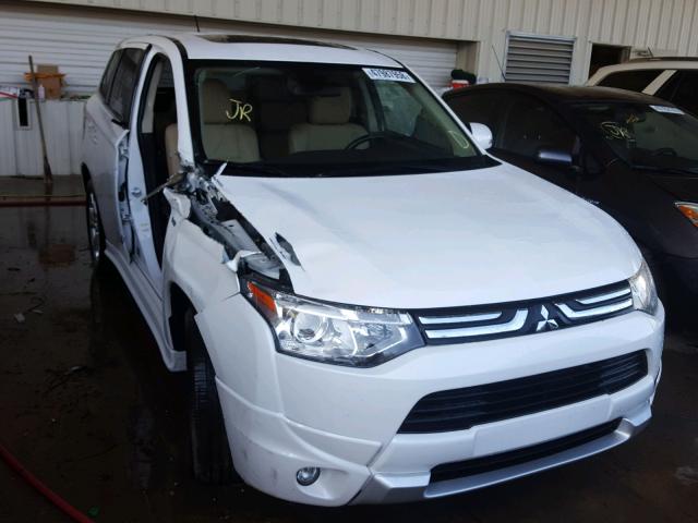 JA4JZ4AX8EZ020183 - 2014 MITSUBISHI OUTLANDER WHITE photo 1