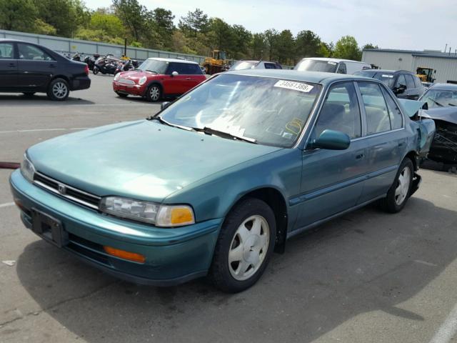 1HGCB7695PA169801 - 1993 HONDA ACCORD 10T GREEN photo 2