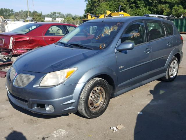 5Y2SL67878Z418741 - 2008 PONTIAC VIBE BLUE photo 2