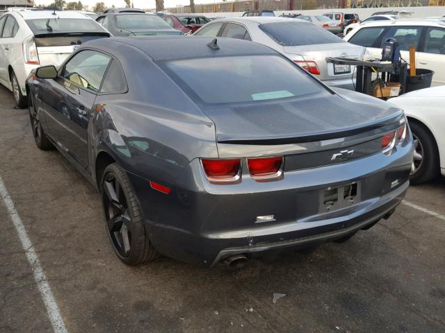 2G1FT1EW4A9144137 - 2010 CHEVROLET CAMARO SS GRAY photo 3