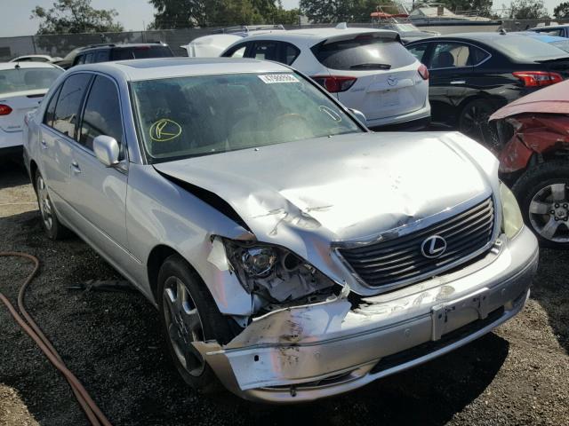 JTHBN36F550175857 - 2005 LEXUS LS 430 SILVER photo 1