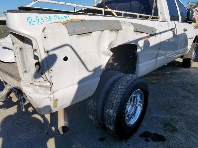 3D7MS48C35G829591 - 2005 DODGE RAM 3500 S WHITE photo 9