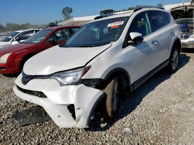 2T3YFREV2GW273974 - 2016 TOYOTA RAV4 LIMIT WHITE photo 2