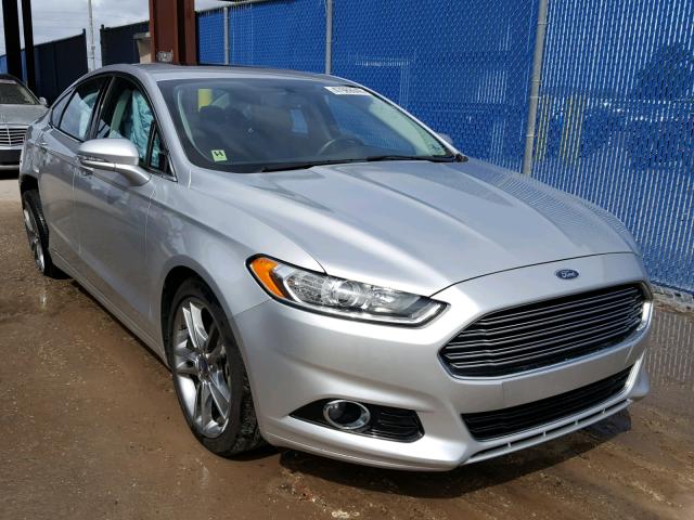 3FA6P0K95DR317589 - 2013 FORD FUSION TIT SILVER photo 1