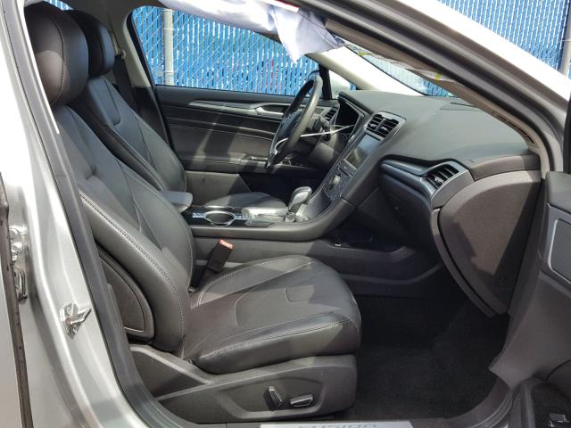 3FA6P0K95DR317589 - 2013 FORD FUSION TIT SILVER photo 5