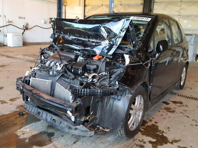 JHMGD38657S057742 - 2007 HONDA FIT S 黑色 照片 2