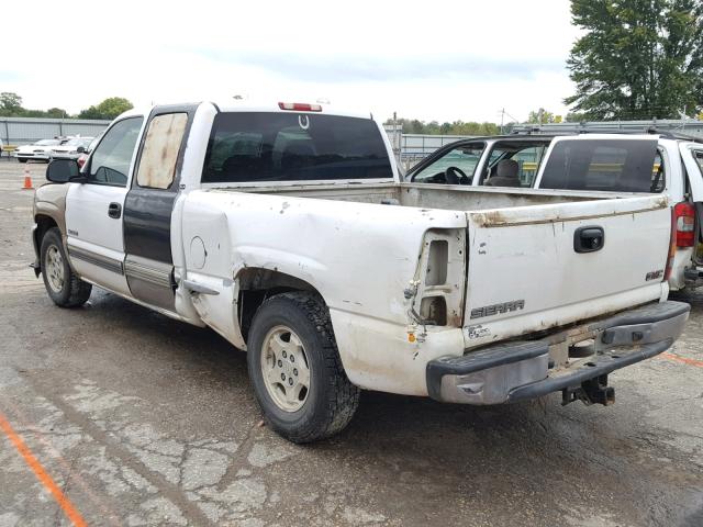 2GTEC19V921221069 - 2002 GMC NEW SIERRA WHITE photo 3