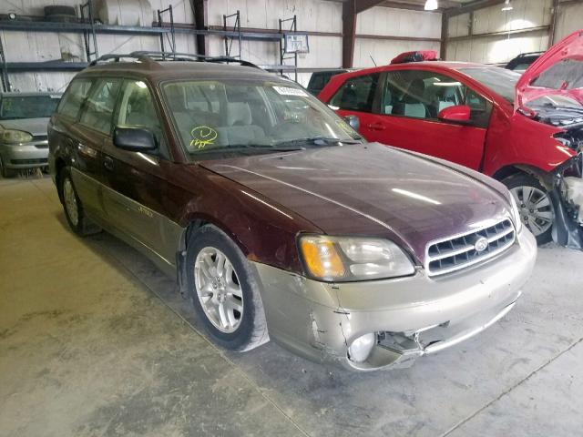 4S3BH6656Y6620156 - 2000 SUBARU LEGACY OUT MAROON photo 1