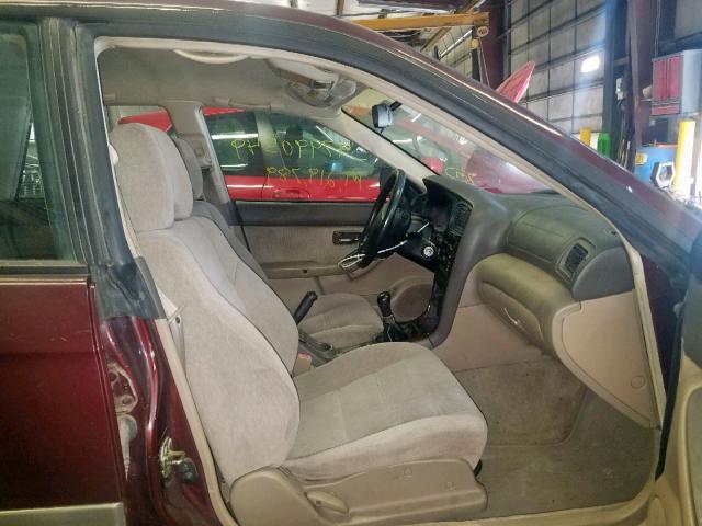 4S3BH6656Y6620156 - 2000 SUBARU LEGACY OUT MAROON photo 5