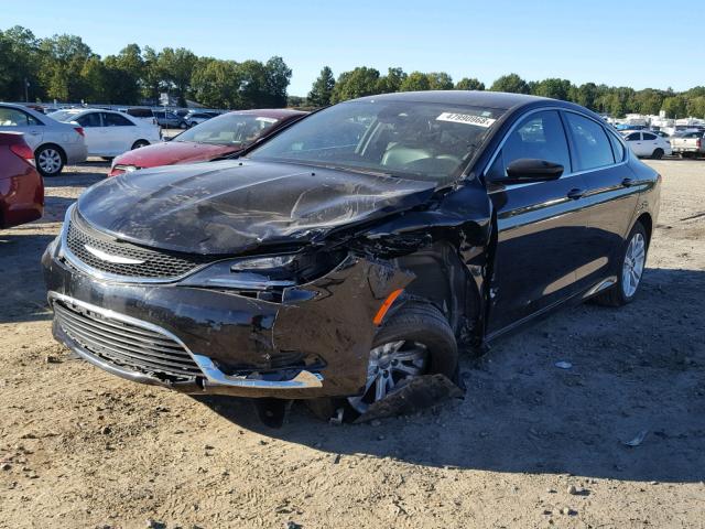 1C3CCCAB8HN506085 - 2017 CHRYSLER 200 LIMITE BLACK photo 2