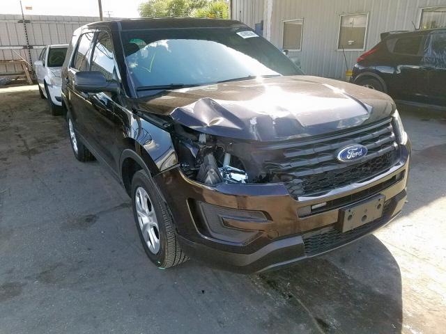 1FM5K8AR1GGA27961 - 2016 FORD EXPLORER P BROWN photo 1