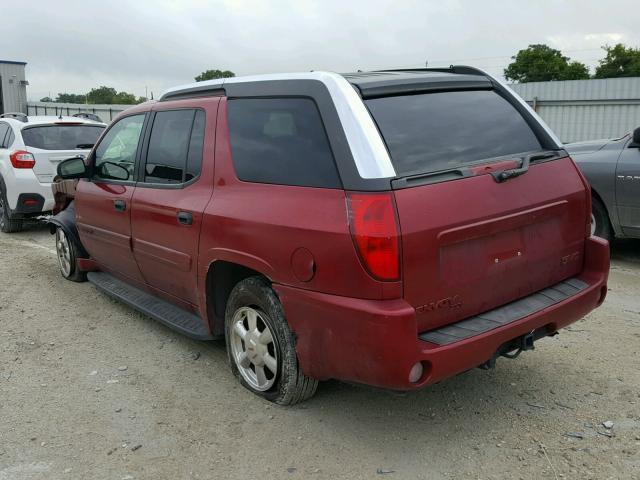 1GKET12S546207394 - 2004 GMC ENVOY XUV MAROON photo 3