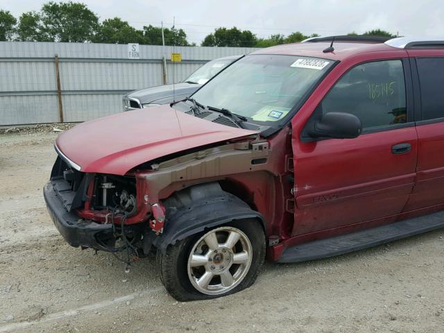 1GKET12S546207394 - 2004 GMC ENVOY XUV MAROON photo 9