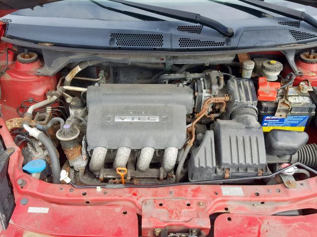 JHMGD37627S012775 - 2007 HONDA FIT S 红色 照片 7