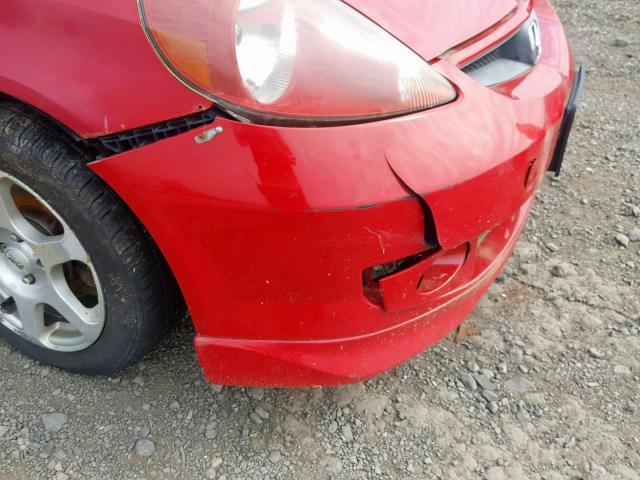 JHMGD37627S012775 - 2007 HONDA FIT S 红色 照片 9