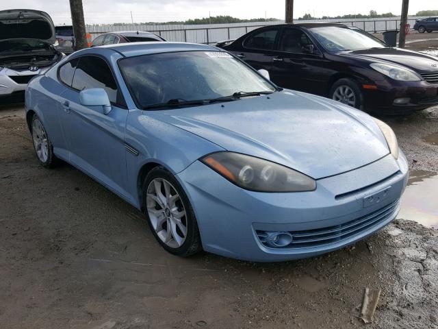 KMHHN66F27U243374 - 2007 HYUNDAI TIBURON GT BLUE photo 1