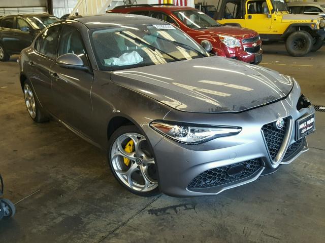 ZARFAEEN7J7577664 - 2018 ALFA ROMEO GIULIA TI CHARCOAL photo 1