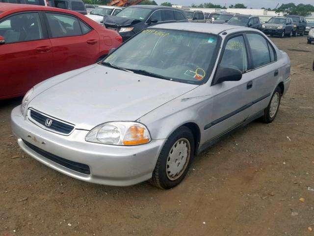 JHMEJ6624VS040641 - 1997 HONDA CIVIC DX GRAY photo 2