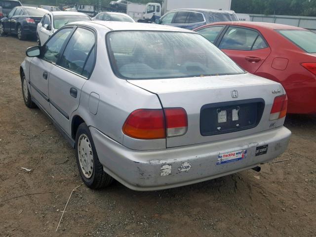 JHMEJ6624VS040641 - 1997 HONDA CIVIC DX GRAY photo 3