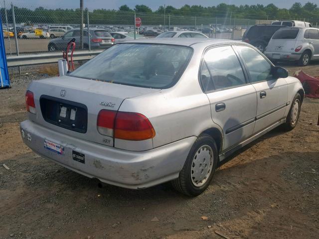 JHMEJ6624VS040641 - 1997 HONDA CIVIC DX GRAY photo 4