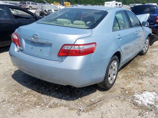 4T1BE46K49U852699 - 2009 TOYOTA CAMRY BASE BLUE photo 4