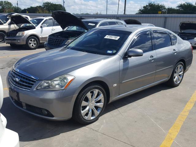 JNKBY01E16M205483 - 2006 INFINITI M45 BASE SILVER photo 2