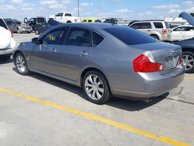 JNKBY01E16M205483 - 2006 INFINITI M45 BASE SILVER photo 3