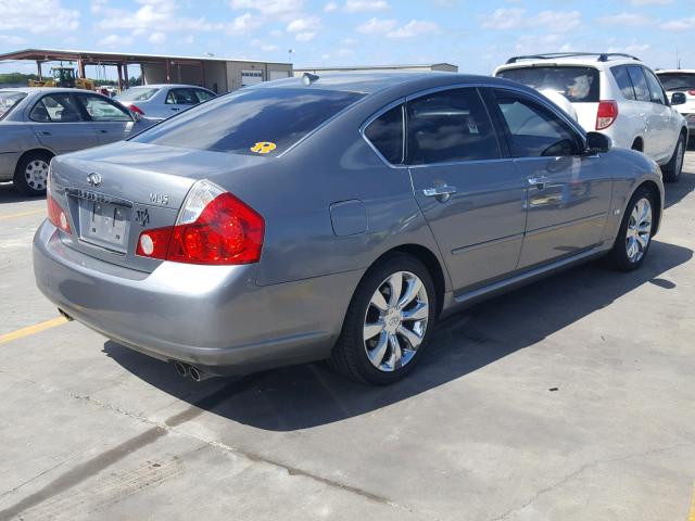 JNKBY01E16M205483 - 2006 INFINITI M45 BASE SILVER photo 4