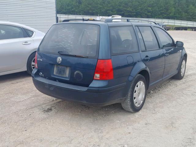 WVWRB61J52W363793 - 2002 VOLKSWAGEN JETTA GL TEAL photo 4