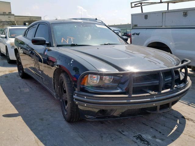 2C3CDXAT3EH367291 - 2014 DODGE CHARGER PO BLACK photo 1