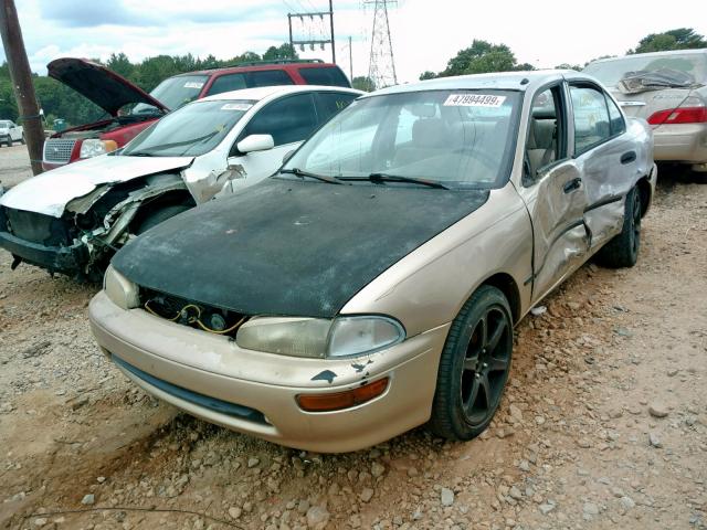 1Y1SK5263TZ021597 - 1996 GEO PRIZM BASE SILVER photo 2