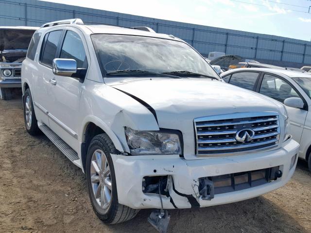 5N3AA08C68N907899 - 2008 INFINITI QX56 WHITE photo 1