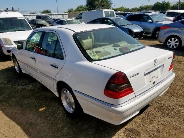 WDBHA29G0XA795971 - 1999 MERCEDES-BENZ C 280 WHITE photo 3