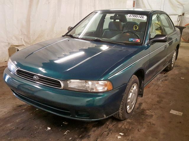 4S3BD435XT7208359 - 1996 SUBARU LEGACY L GREEN photo 2