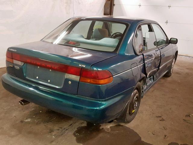 4S3BD435XT7208359 - 1996 SUBARU LEGACY L GREEN photo 4