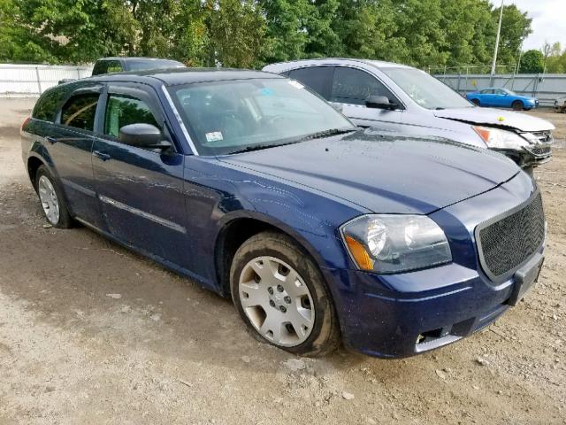 2D4FV47T06H256181 - 2006 DODGE MAGNUM SE BLUE photo 1