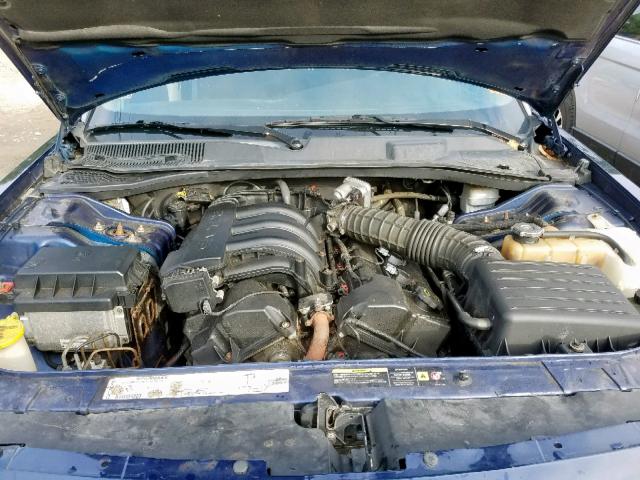 2D4FV47T06H256181 - 2006 DODGE MAGNUM SE BLUE photo 7