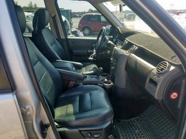 SALAD25485A318362 - 2005 LAND ROVER LR3 SE SILVER photo 5