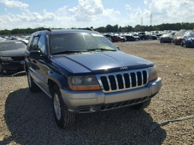 1J4GX48S22C103813 - 2002 JEEP GRAND CHER BLUE photo 1