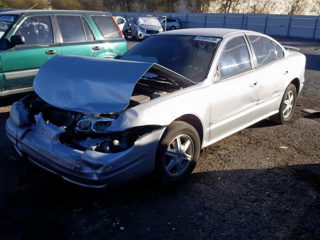 1G3NL52E04C218527 - 2004 OLDSMOBILE ALERO GL SILVER photo 2