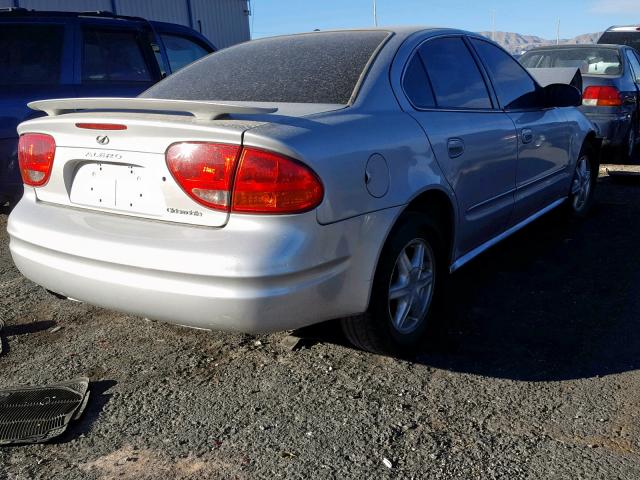 1G3NL52E04C218527 - 2004 OLDSMOBILE ALERO GL SILVER photo 4