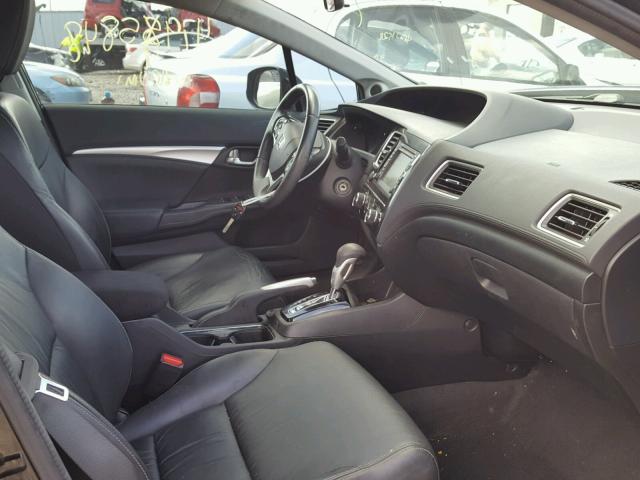 2HGFB2F97DH513724 - 2013 HONDA CIVIC EXL BLACK photo 5