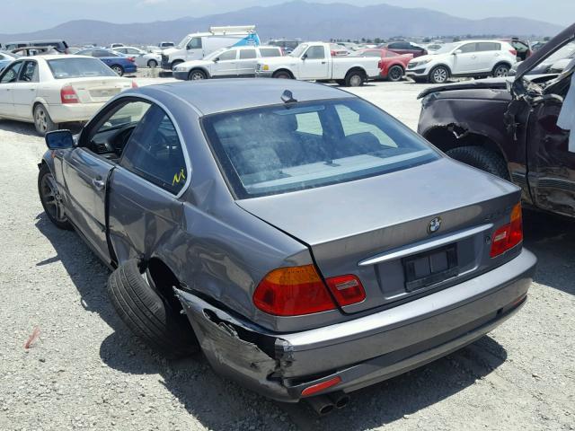 WBABV13414JT20844 - 2004 BMW 325 CI SUL GRAY photo 3