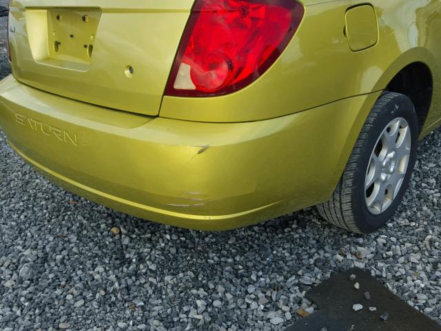 1G8AN12F94Z160080 - 2004 SATURN ION LEVEL GREEN photo 9