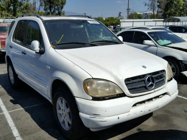 4JGAB72E9YA178054 - 2000 MERCEDES-BENZ ML 430 WHITE photo 1