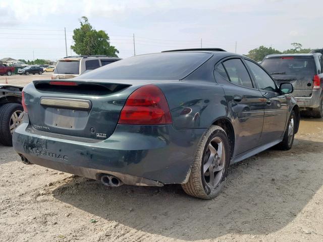 2G2WR524341135663 - 2004 PONTIAC GRAND PRIX GREEN photo 4